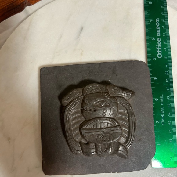 Mayan hand carved slate figurines by Garcia Sisters- vintage and RARE - Picture 12 of 12